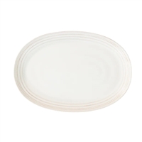 Bilbao Whitewash 17" Platter by Juliska