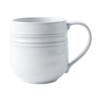 Bilbao White Coffe/Tea Cup by Juliska