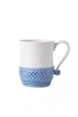 Le Panier White/Delft Mug by Juliska