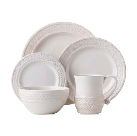 Le Panier Whitewash 5pc Setting by Juliska