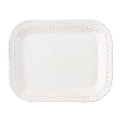 Le Panier Whitewash 11.5" Platter by Juliska