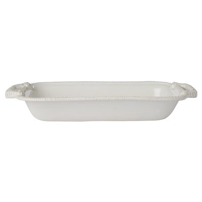 Le Panier 13" Shallow Baker White by Juliska