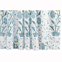 Khilana Blue Shower Curtain by Matouk