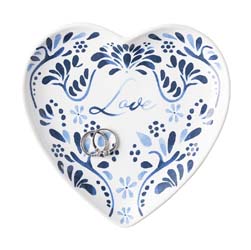 Iberian Journey Indigo Love Tray by Juliska