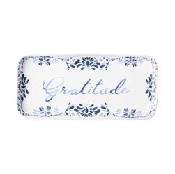 Iberian Journey Indigo Gratitude Tray by Juliska