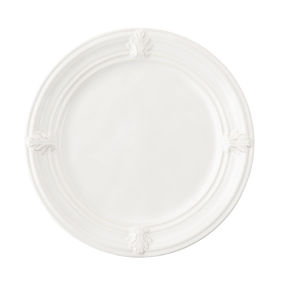 Acanthus Whitewash Dessert Plate by Juliska