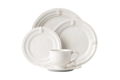 Acanthus Whitewash 5-Piece Place Setting by Juliska