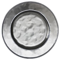 Pewter Stoneware Round Side Plate by Juliska