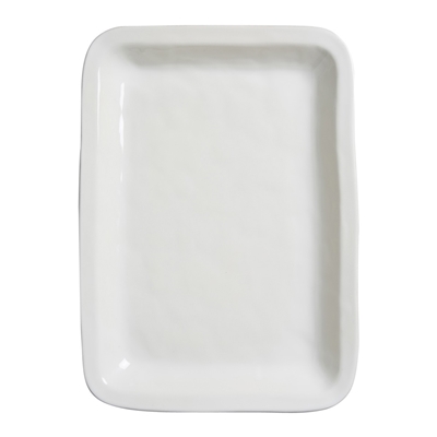 Puro Whitewash 18.75" Rectangular Tray by Juliska