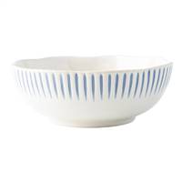 Sitio Stripe Indigo Coupe Bowl by Juliska