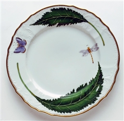 Green Leaf Dinner Plate by Anna Weatherley