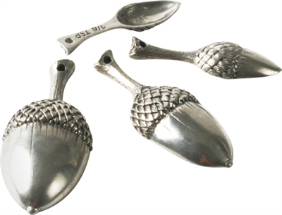 Acorn Measuring Spoons (Pewter) by Vagabond House