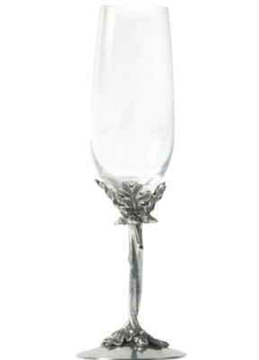 Oak Branch Entwined Stem Champagne Glass by Vagabond House