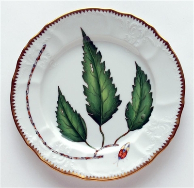 Green Leaf Salad Plate by Anna Weatherley