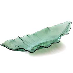 Leaves 29 x 10" Green Large Banana Leaf by Annieglass
