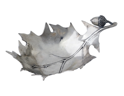 Black Forest Leaf Condiment Dish by Vagabond House