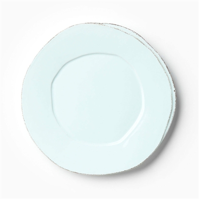 Lastra Aqua European Dinner Plate by VIETRI