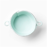 Lastra Aqua Small Handled Bowl by VIETRI
