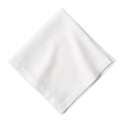 Heirloom Linen White Napkin by Juliska