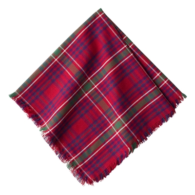 Christmas Tartan Red Napkin by Juliska