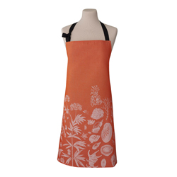 Le Jacquard Francais - LEJACQ-ABAYE-APRON - Apron Abbaye Coral 24"x38" 100% cotton