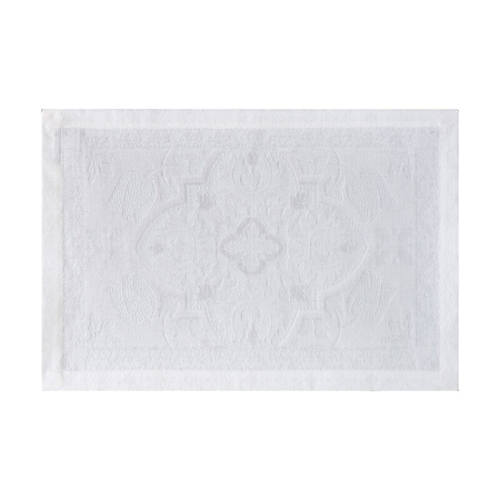 Le Jacquard Francais - LEJACQ-AZUJ-PLAMAT - Placemat Azulejos White 21"x15" 100% cotton