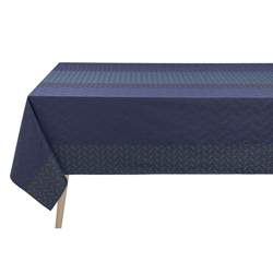 Le Jacquard Francais - LEJACQ-CARACT-COATTABCLTHB - Coated tablecloth Character Coated Cotton - Blue