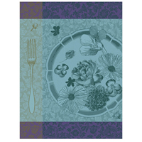 Le Jacquard Francais - LEJACQ-FLEUR-TEATL - Tea towel Flowers to chew on Cotton