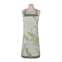 Le Jacquard Francais - LEJACQ-LAVIE-APRON - Apron La Vie en Vosges Green 24"x38" 100% cotton