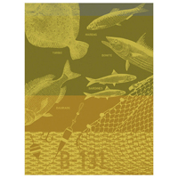 Le Jacquard Francais - LEJACQ-PECHE-TEATL - Tea towel Sea fishing Cotton