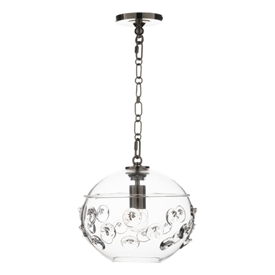 Florence Nickel Globe Pendant by Juliska