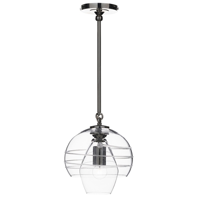 Amalia Nickel Petit Double Shade Pendant by Juliska