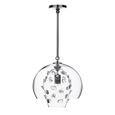 Florence Nickel Grande Double Shade Pendant by Juliska