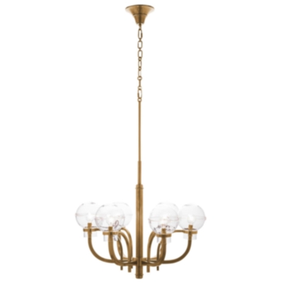 Graham Globe on Brass London Chandelier by Juliska