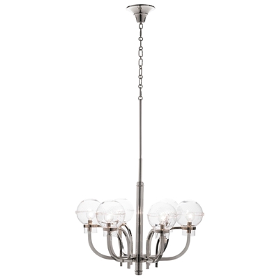 Graham Globe on Nickel London Chandelier by Juliska