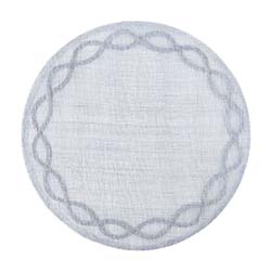 Tuileries Garden Chambray Round Placemat by Juliska