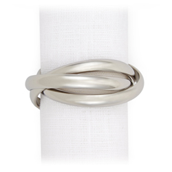 L'Objet - Three Ring Napkin Jewels (Set of 4)