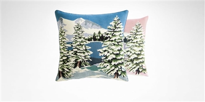 Yves Delorme - Lac Bleu Decorative Pillow
