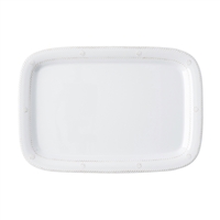 Al Fresco Berry and Thread White 16" Serving Tray by Juliska