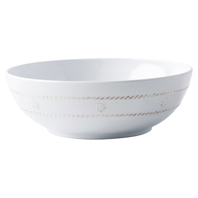 Al Fresco Berry and Thread White Coupe Bowl by Juliska