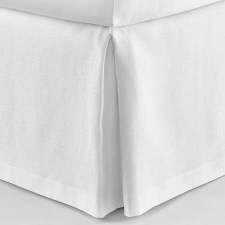 Mandalay Linen Bed Skirt by Peacock Alley