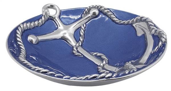 Cobalt Large Anchor Bowl by Mariposa