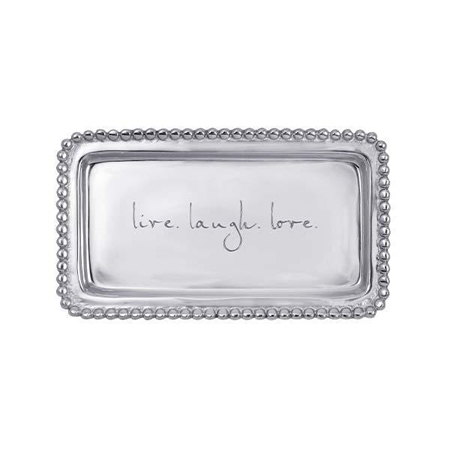 LIVE. LAUGH. LOVE. Long Tray by Mariposa
