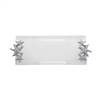 Starfish Handle Acrylic Tray by Mariposa