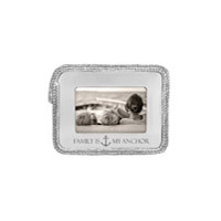 Mariposa - Family Is My Anchor Rope 4X6 Statement Frame