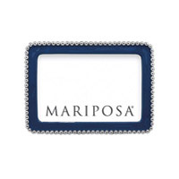 Mariposa - Beaded Blue 4X6 Frame