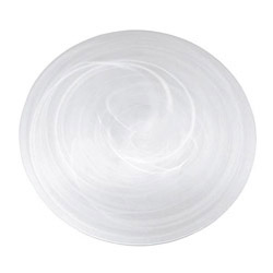 Mariposa - Alabaster White Large Platter