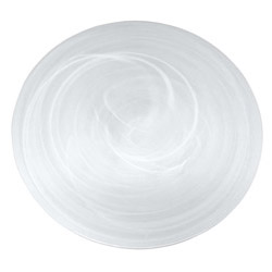 Mariposa - Alabaster White Charger Plate (Set Of 4)