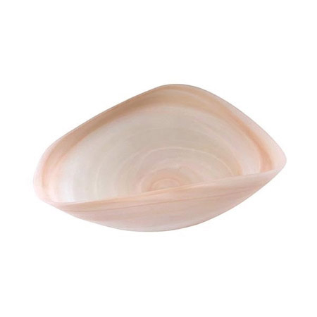 Mariposa - Alabaster Blush & White Decorative Bowl