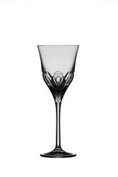 Nouveau Greenwich Wine Glass by Varga Crystal